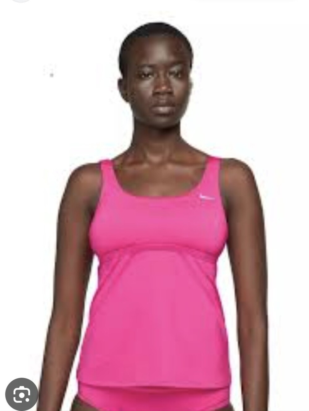 Nike Bright Pink Scoop Neck Swim Tank Sz XXL  NWT